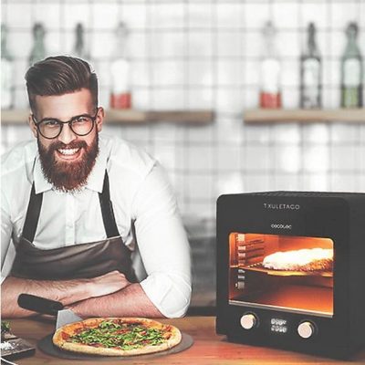 Barbacoa eléctrica - CECOTEC Txuletaco 8000 Inferno, 2200 W, Black