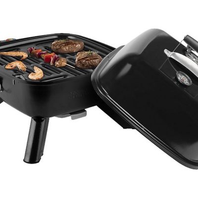 Barbacoa eléctrica - PRINCESS 8713016097514, 2000 W, Negro