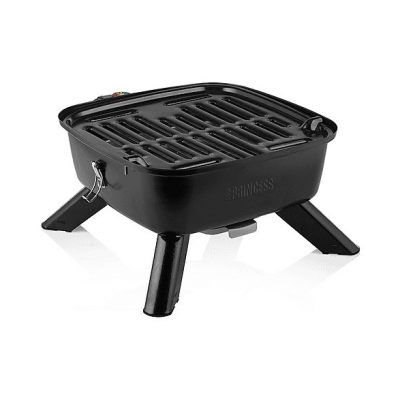 Barbacoa eléctrica - PRINCESS 8713016097514, 2000 W, Negro