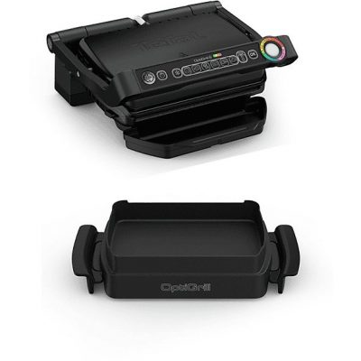 Barbacoa eléctrica - TEFAL GC7148, 2000 W, Negro