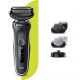 Barbero - BRAUN 50-W4650cs, 50 Min., carga rápida, lavable, afeitado en seco, afeitado en húmedo, Blanco