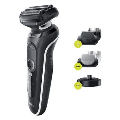 Barbero - BRAUN 50-W4650cs, 50 Min., carga rápida, lavable, afeitado en seco, afeitado en húmedo, Blanco