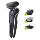 Barbero - BRAUN 50-W4650cs, 50 Min., carga rápida, lavable, afeitado en seco, afeitado en húmedo, Blanco