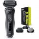 Barbero - BRAUN 50-W4650cs, 50 Min., carga rápida, lavable, afeitado en seco, afeitado en húmedo, Blanco