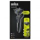 Barbero - BRAUN 50-W4650cs, 50 Min., carga rápida, lavable, afeitado en seco, afeitado en húmedo, Blanco