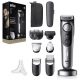 Barbero - Braun Series 9 BT9560, 12 Accesorios para barba, 52 ajustes de longitud, Bloqueo de precisión, Lámina ProBlade, PowerBoost, Wet&Dry, Cromo