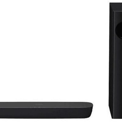 Barra de sonido con subwoofer - PANASONIC SC-HTB250EGK, Bluetooth, Subwoofer Inalámbrico, 120 W, Negro