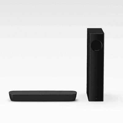 Barra de sonido con subwoofer - PANASONIC SC-HTB254EGK, Bluetooth, Subwoofer Inalámbrico, 120 W, Negro