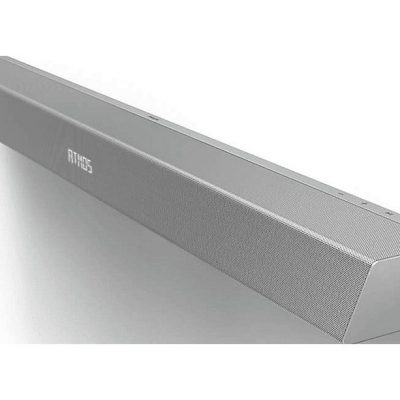 Barra de sonido con subwoofer - PHILIPS TAB8505/10, Bluetooth, Subwoofer Inalámbrico, 200 W, Amazon Alexa, Google Assistant, Plata