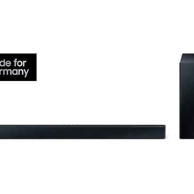 Barra de sonido con subwoofer - SAMSUNG HW-C440G/ZG, Bluetooth, Subwoofer Inalámbrico, 270 W, Negro
