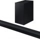 Barra de sonido con subwoofer - SAMSUNG HW-C450/EN, Bluetooth, Subwoofer Inalámbrico, 300 W, Negro