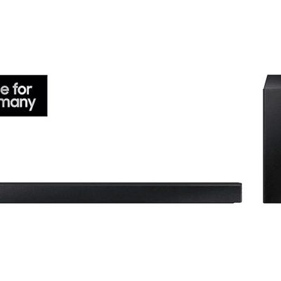 Barra de sonido con subwoofer - SAMSUNG HW-C460G/ZG, Bluetooth, Subwoofer No, 520 W, Negro