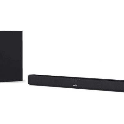 Barra de sonido con subwoofer - SHARP HT-SBW110, Bluetooth, Subwoofer Con cable, 180 W, Negro