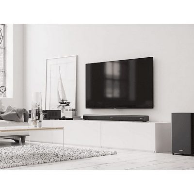Barra de sonido con subwoofer - SHARP HT-SBW460, Bluetooth, Subwoofer Inalámbrico, 440 W, Metálico