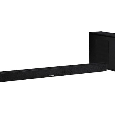 Barra de sonido con subwoofer - THOMSON SB250BT, Bluetooth, Subwoofer Con cable, 200 W, Negro