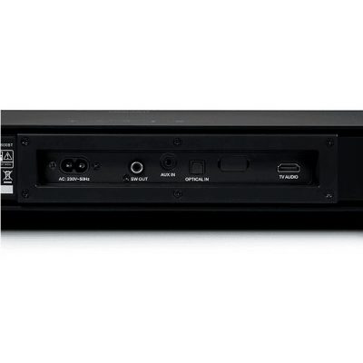 Barra de sonido con subwoofer - THOMSON SB600BTS, Bluetooth, Subwoofer Con cable, 80 W, Negro