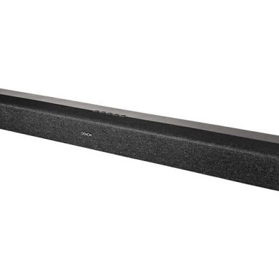 Barra de sonido - Denon DHT-S217, 2 Subwoofers, 4K UHD HDMI, Dolby Atmos, Bluetooth, Negro