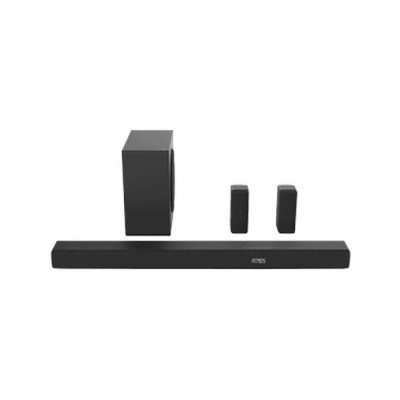 Barra de sonido - Hisense AX5100Q, Bluetooth, Subwoofer Inalámbrico, 580 W, Hi- Concerto, HDMI eARC, Dolby Atmos, Negro