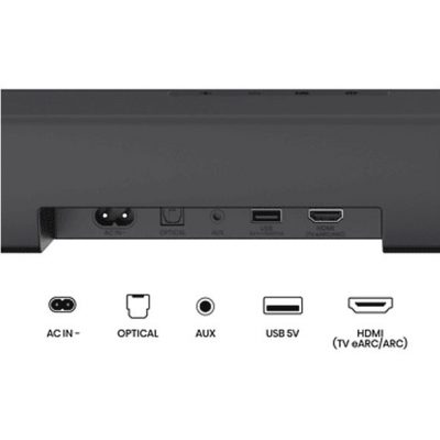 Barra de sonido - Hisense AX5100Q, Bluetooth, Subwoofer Inalámbrico, 580 W, Hi- Concerto, HDMI eARC, Dolby Atmos, Negro