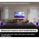 Barra de sonido - Hisense AX5100Q, Bluetooth, Subwoofer Inalámbrico, 580 W, Hi- Concerto, HDMI eARC, Dolby Atmos, Negro