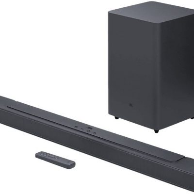 Barra de sonido - JBL 2.1 Deep Bass (MK2), Bluetooth, Subwoofer Inalámbrico, 50 W, Negro