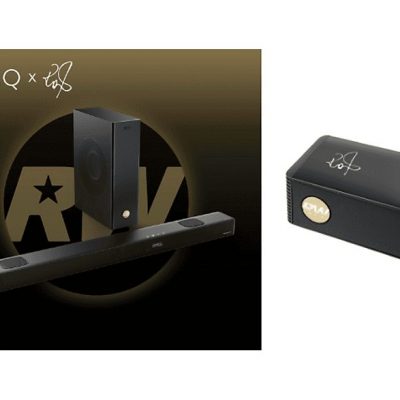 Barra de sonido - PEAQ PEB 512-RW, Bluetooth, Inalámbrico, 200W, Subwoofer, Dolby Atmos, Edición Robbie Williams, Negro