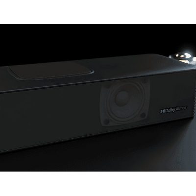 Barra de sonido - PEAQ PEB 512-RW, Bluetooth, Inalámbrico, 200W, Subwoofer, Dolby Atmos, Edición Robbie Williams, Negro