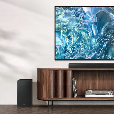 Barra de sonido - SAMSUNG HW-B650D, Bluetooth, Subwoofer Inalámbrico, 45 W, Amazon Alexa, Negro