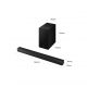 Barra de sonido - SAMSUNG HW-B650F/ZF, Bluetooth, Subwoofer Inalámbrico, 370 W, Negro