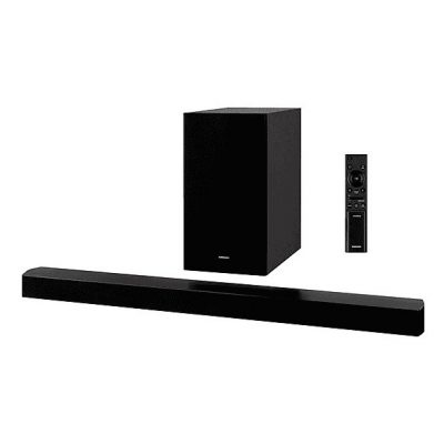Barra de sonido - SAMSUNG HW-C450/ZF, Bluetooth, Subwoofer Inalámbrico, 40 W, Negro