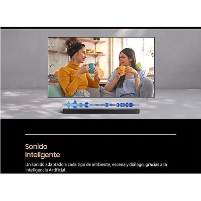 Barra de sonido - Samsung HW-Q600F/ZF, Bluetooth, Inalámbrico, 380 W, Subwoofer y Dolby Atmos inalámbrico, 3.1.2 canales, Negro