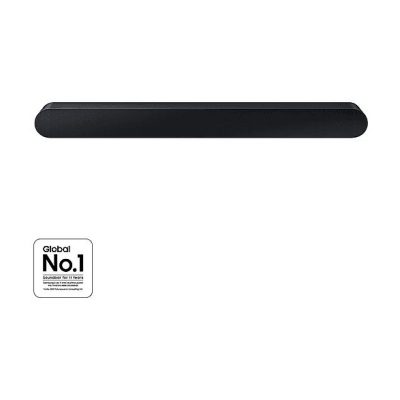 Barra de sonido - SAMSUNG HW-S60D, Bluetooth, Subwoofer No, 31 W, Amazon Alexa, Negro