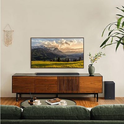 Barra de sonido - Samsung HW-S700D/ZF-ULTRASLIM, Bluetooth, Inalámbrico, 28W, Wi-Fi, Negro