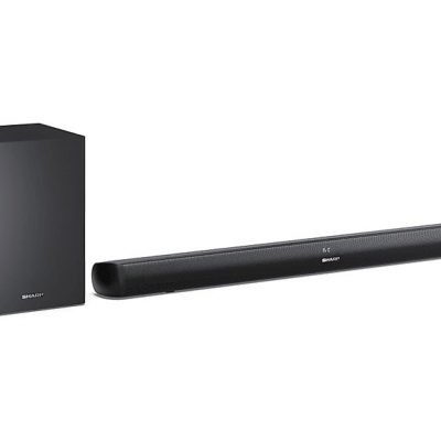 Barra de sonido - SHARP HT-SBW202, Bluetooth, Subwoofer Con cable, 100 W, Negro