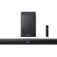 Barra de sonido - SHARP HT-SBW202, Bluetooth, Subwoofer Con cable, 100 W, Negro