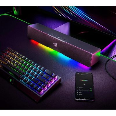 Barra de sonido sin subwoofer - RAZER Leviathan V2 X, Bluetooth, Subwoofer No, 3 W, Negro