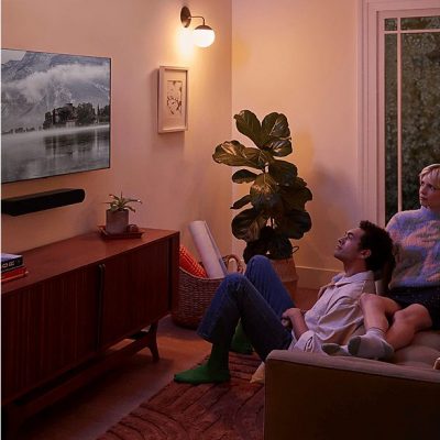 Barra de sonido - Sonos Ray, WiFi, AirPlay 2, Control táctil, Luces LED, Negro