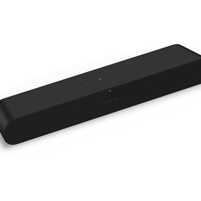 Barra de sonido - Sonos Ray, WiFi, AirPlay 2, Control táctil, Luces LED, Negro
