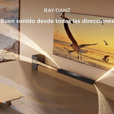 Barra de sonido - TCL Q65H, Bluetooth, Inalámbrico, 580W, Canal 5.1, Negro titantio