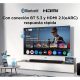 Barra de sonido - TCL Q75HE, Bluetooth, Subwoofer Inalámbrico, 780 W, Negro titantio