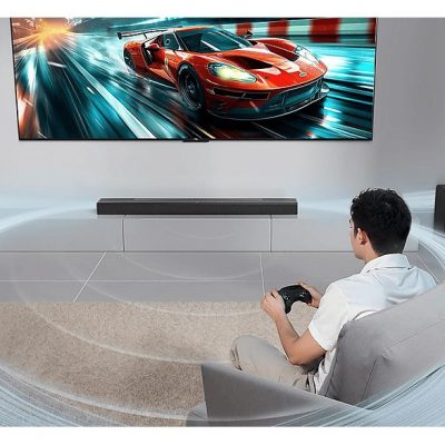 Barra de sonido - TCL Q75HE, Bluetooth, Subwoofer Inalámbrico, 780 W, Negro titantio