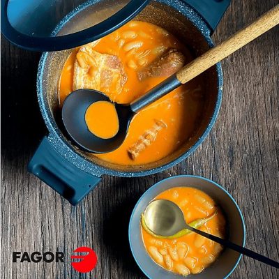 Batería de cocina - FAGOR Alutherm, Batería Cocina Inducción 5 Piezas, Antiadherente sin PFOA, Aluminio Fundido, Cazuelas Sart, 24 cm, Ninguno