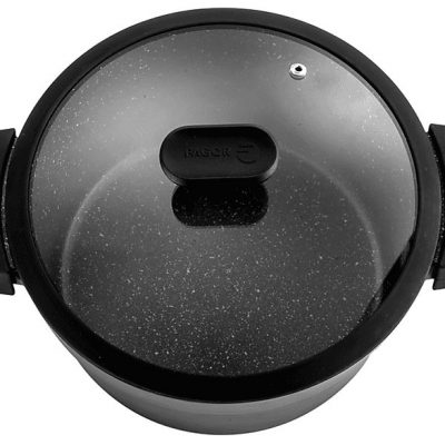 Batería de cocina - FAGOR Alutherm, Batería Cocina Inducción 5 Piezas, Antiadherente sin PFOA, Aluminio Fundido, Cazuelas Sart, 24 cm, Ninguno