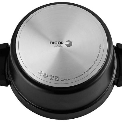 Batería de cocina - FAGOR Alutherm, Batería Cocina Inducción 5 Piezas, Antiadherente sin PFOA, Aluminio Fundido, Cazuelas Sart, 24 cm, Ninguno