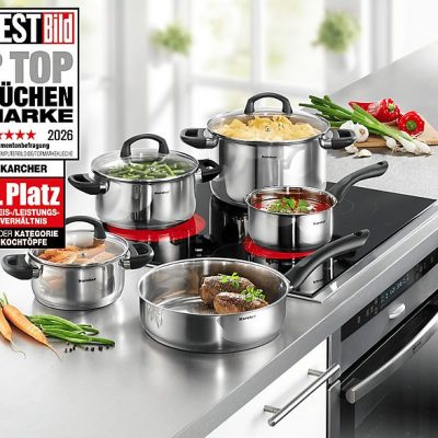 Batería de cocina - KARCHER Mia, 14.9 l, Edelstahl, Inox