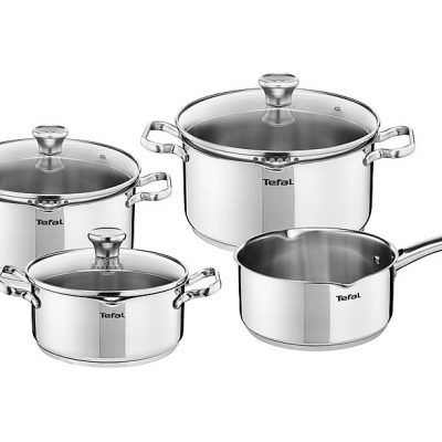Batería de cocina - TEFAL A705A835, 1.3 Liter. 2.7 Liter. 4.7 Liter. 1.3 l, Acero inoxidable, Inox
