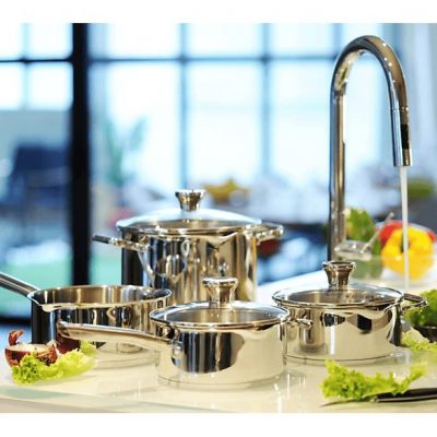 Batería de cocina - TEFAL A705A835, 1.3 Liter. 2.7 Liter. 4.7 Liter. 1.3 l, Acero inoxidable, Inox