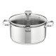 Batería de cocina - TEFAL A705A835, 1.3 Liter. 2.7 Liter. 4.7 Liter. 1.3 l, Acero inoxidable, Inox
