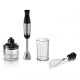 Batidora de mano - BOSCH MSM6M621, 1000 W, 12 velocidades, Negro, Acero inoxidable