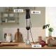 Batidora de mano - BOSCH MSM6M621, 1000 W, 12 velocidades, Negro, Acero inoxidable